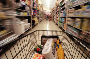 Spesa alimentare: calo del 3,4% nel primo quadrimestre 2013
