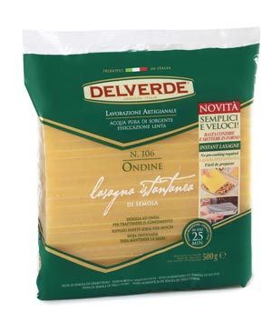 Delverde presenta le lasagne istantanee