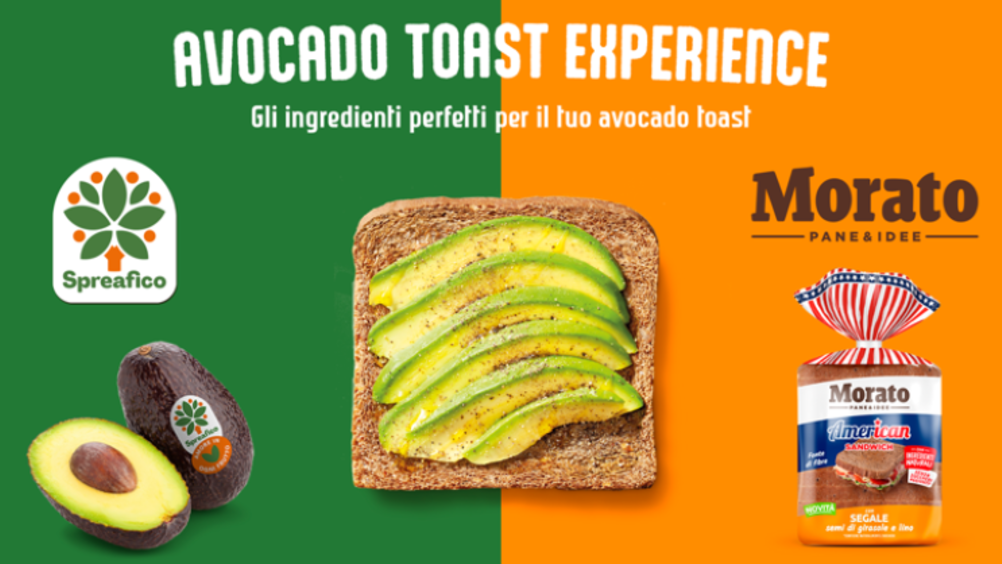 “Avocado toast experience”: co-marketing di Spreafico e Morato