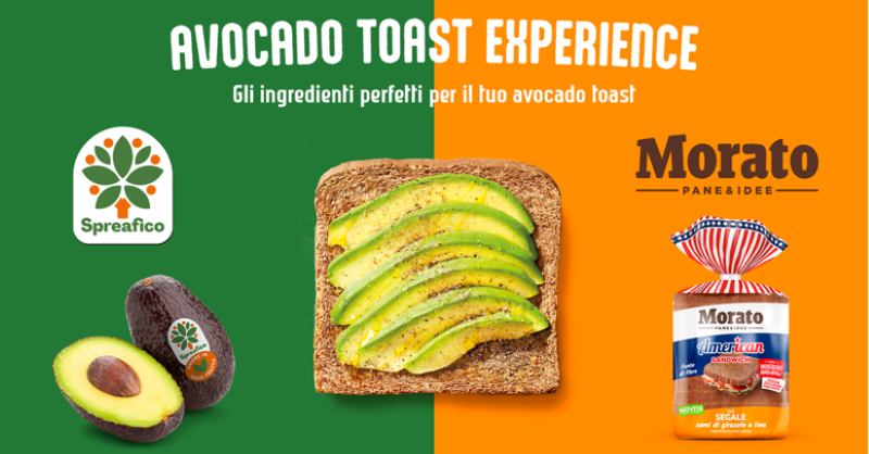 “Avocado toast experience”: co-marketing di Spreafico e Morato
