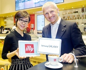 Illycaffè e Samsung siglano una partnership pluriennale