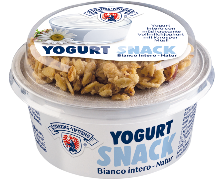 ​Latteria Vipiteno: arrivano due nuovi yogurt snack 