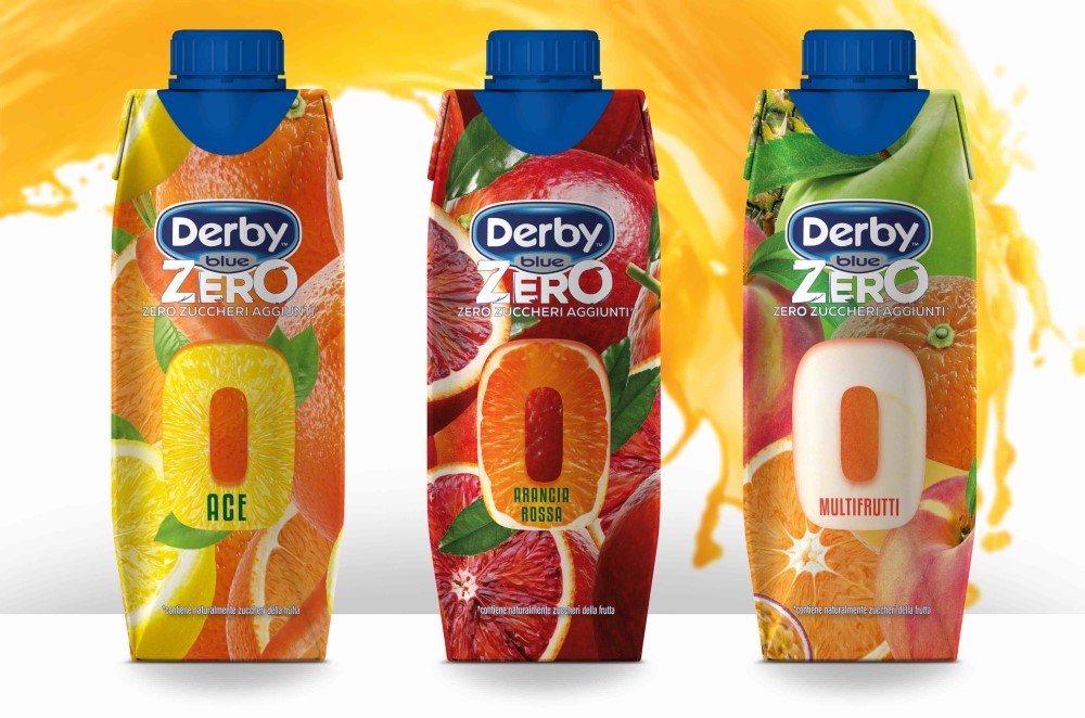 ​Derby Blue Zero, la frutta si beve nel tetra anche per il consumo on-the-go