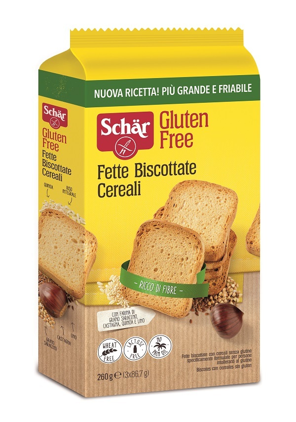  Schär propone le nuove Fette Biscottate Cereali 