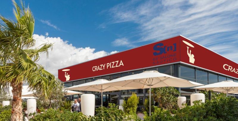 ​Crazy Pizza lancia in Italia il suo primo pop-up restaurant al Salone Nautico di Genova