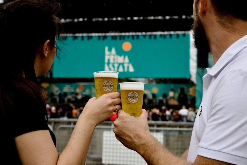 ​Warsteiner si riconferma birra ufficiale del festival "La prima estate" a Lido di Camaiore