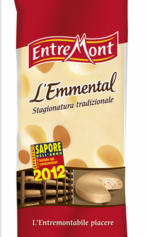 Emmental Entremont vince il premio “Sapore dell’Anno 2012”