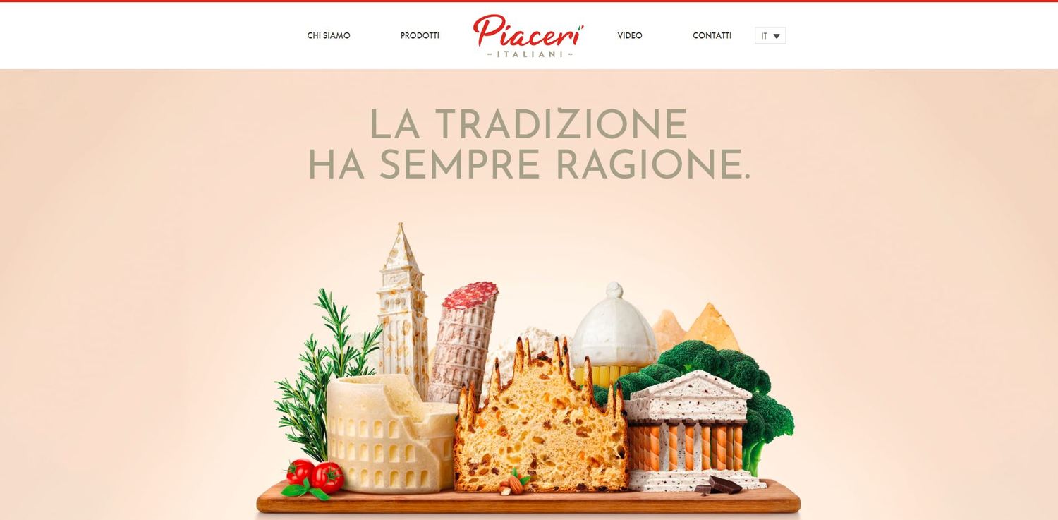 Crai presenta il nuovo sito di Piaceri Italiani