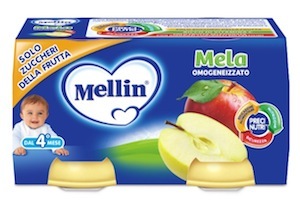 Mellin propone la nuova linea di omogeneizzati di frutta