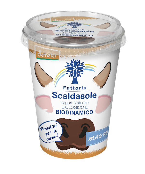 Fattoria Scaldasole propone un nuovo pack dello yogurt Bianco Demeter 