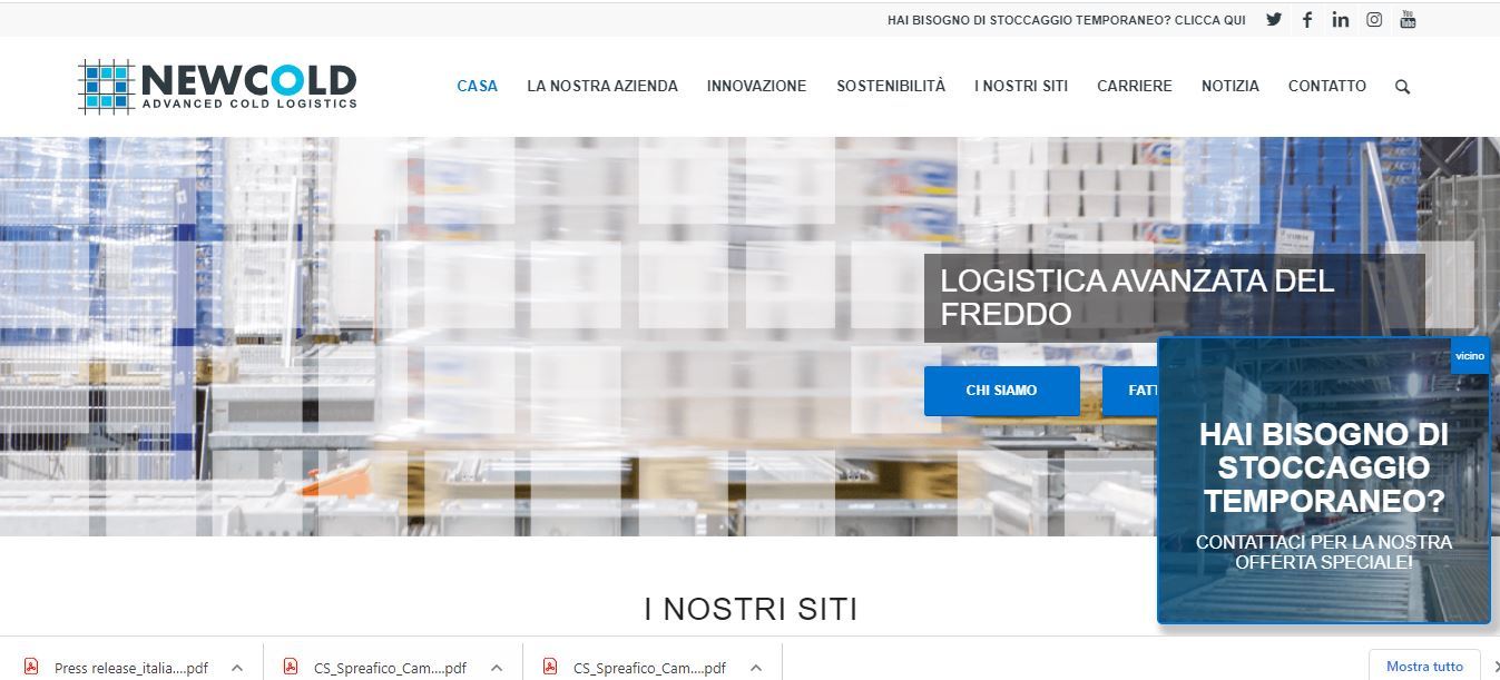 ​NewCold annuncia l’acquisizione di Pacaro in Italia 