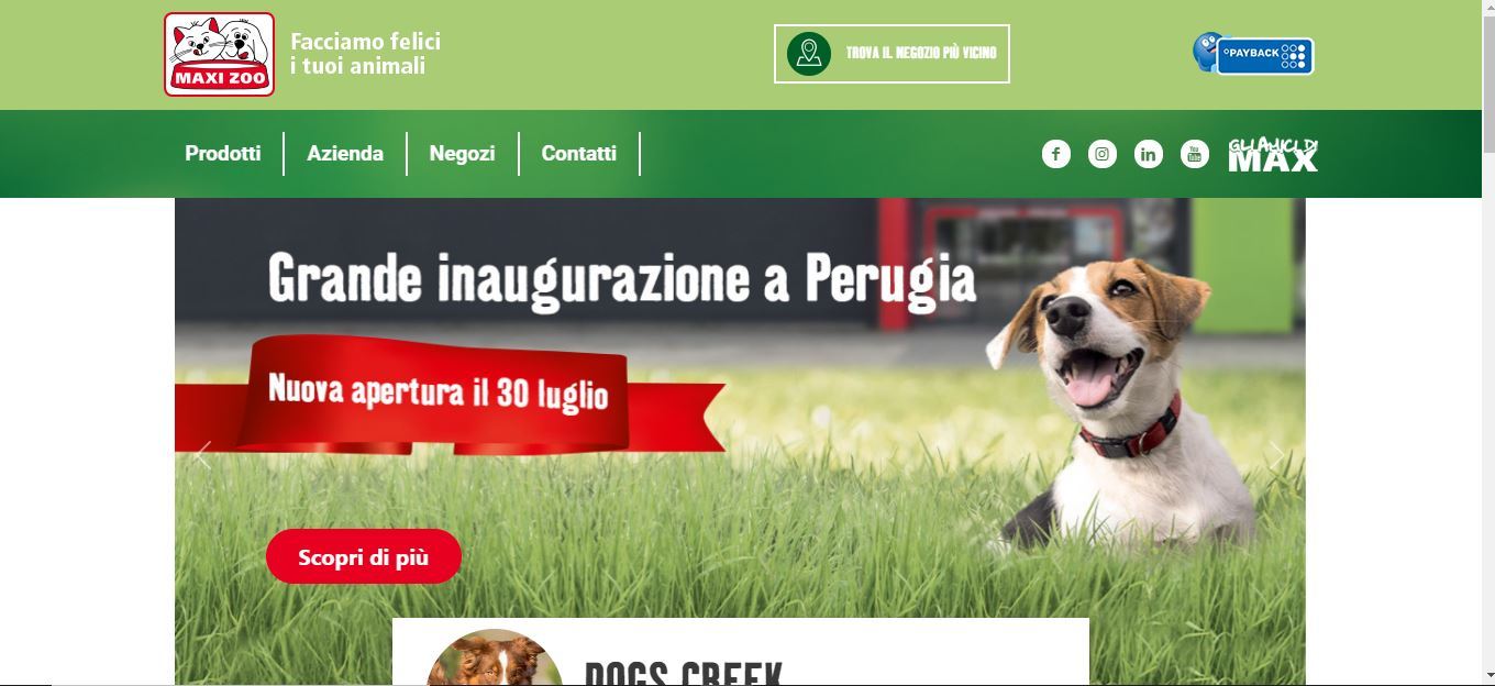 ​Maxi Zoo sbarca a Perugia