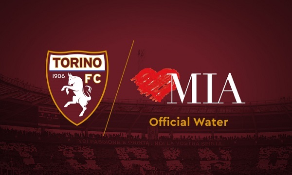 Acqua Mia è sponsor del Torino F.C.