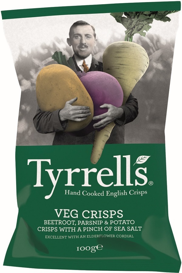 Tyrrells presenta le chips artigianali Made in England