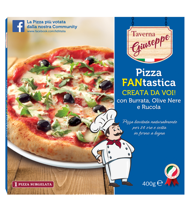 Lidl Italia presenta la nuova “Pizza FANtastica” 