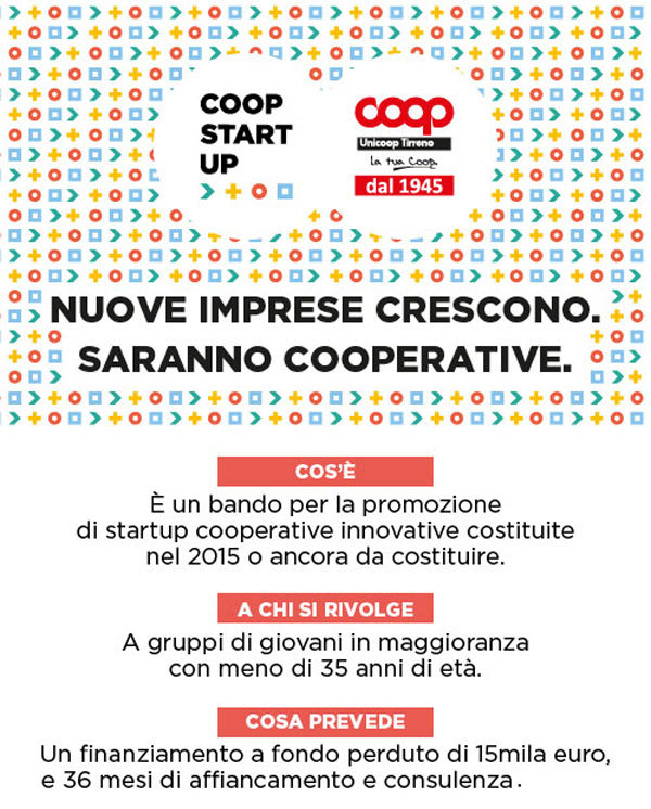Unicoop Tirreno favorisce la formazione di nuove imprese cooperative