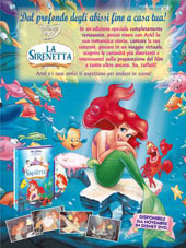 Al via la campagna per il lancio del Dvd “La Sirenetta”