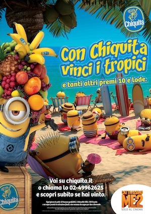 Chiquita, grande successo per il concorso Vinci Bermuda