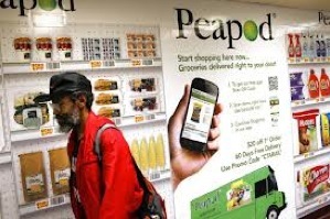 Peapod apre 100 Supermercati virtuali col QR code negli Usa
