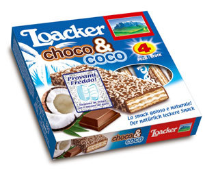 Lo snack “Choco&Coco” Loacker eletto sapore dell’anno 2013