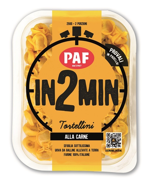 Gruppo Fini rivoluziona il modo di gustare la pasta fresca ripiena con il marchio Paf 