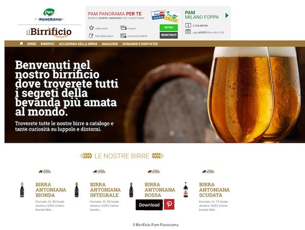Pam Panorama presenta il nuovo portale sul mondo della birra