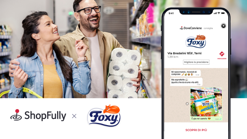 ​Foxy sceglie di nuovo la tecnologia di Shopfully