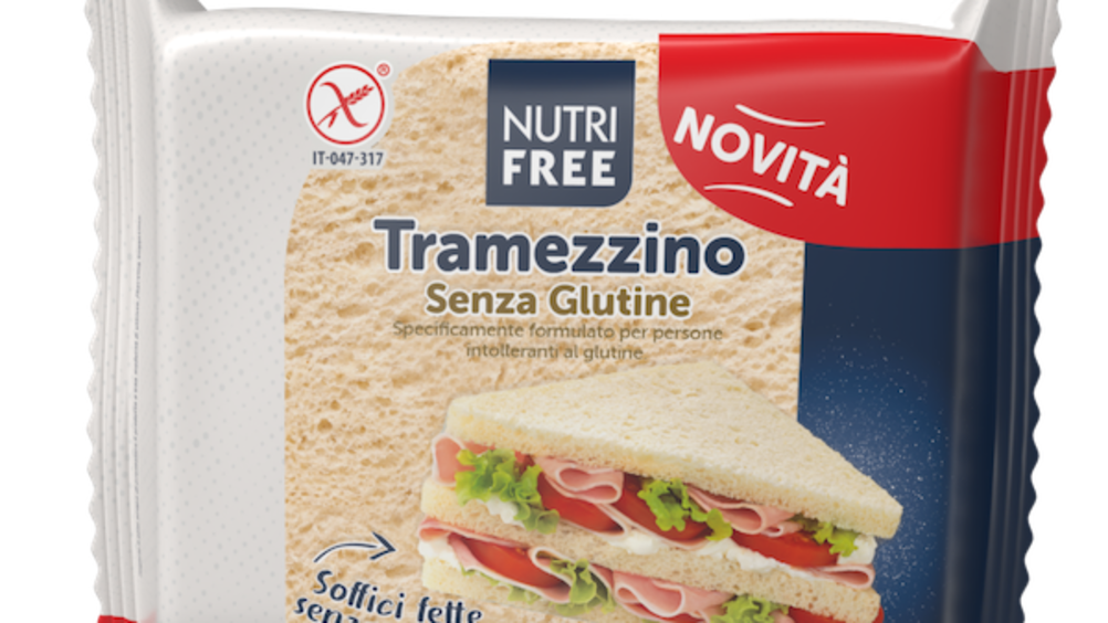 Nutrifree presenta il Tramezzino senza glutine e crosta
