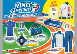 Ferrero: al via il concorso “Vinci Campione”