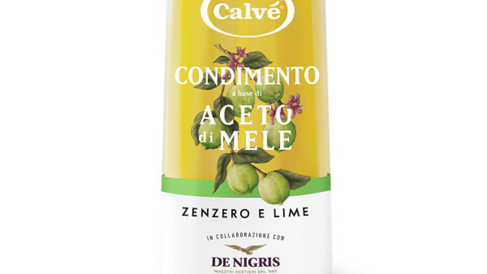 Condimento a base di aceto di Mele con Zenzero e Lime