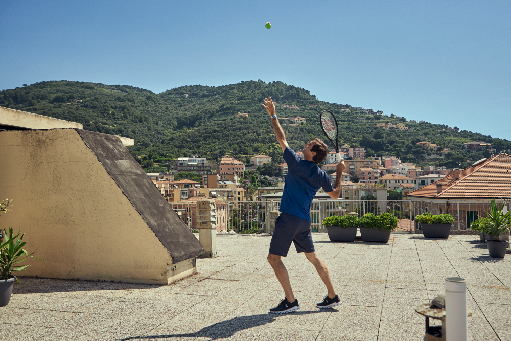​Barilla: un match con Federer sui tetti di Finale Ligure