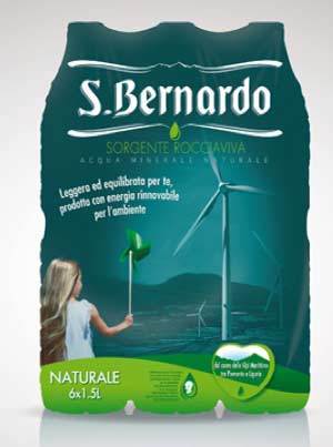 Acqua S.Bernardo si converte al packaging green