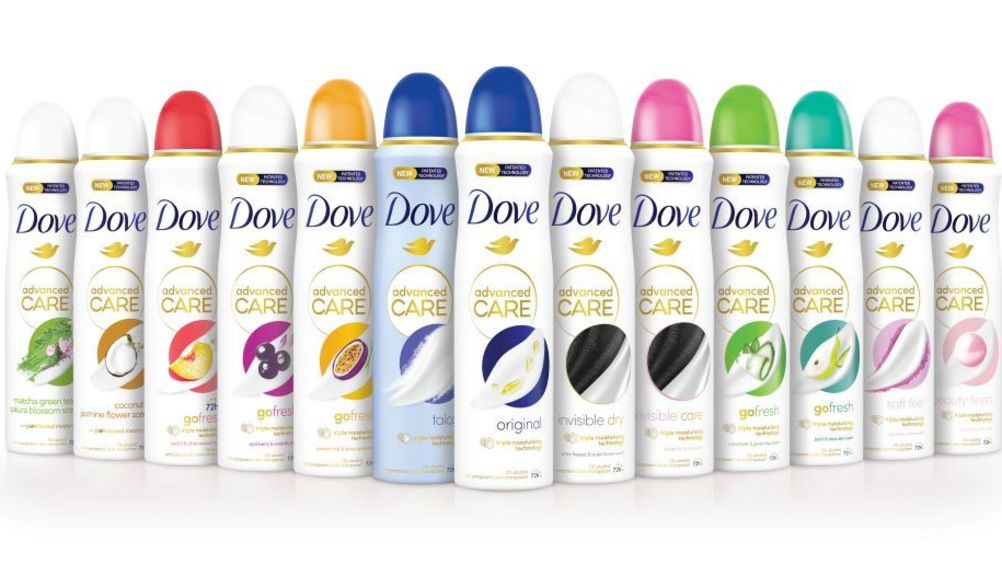 ​Dove lancia i nuovi deodoranti antitraspiranti Advanced Care