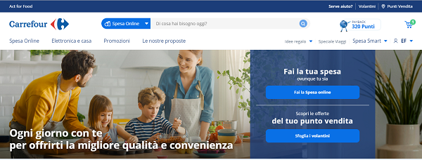 Il sito di Carrefour Italia diventa mobile first 