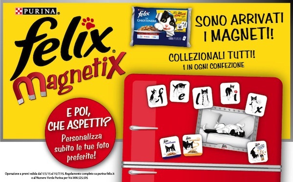 Purina presenta la collezione di magneti “Felix Magnetix” 