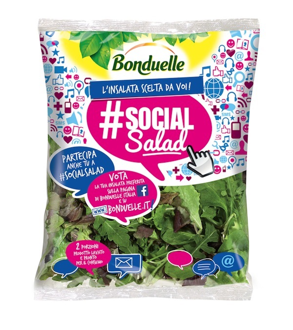 Bonduelle propone la prima #SocialSalad