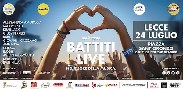 Sammontana è main sponsor di Battiti Live 2016  