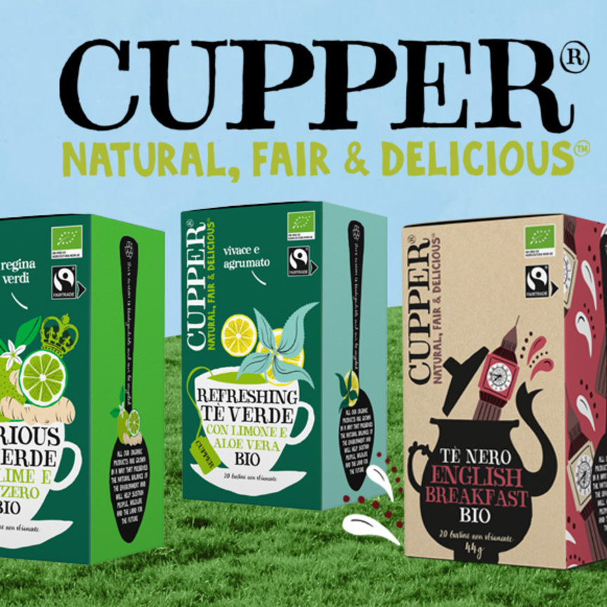 Clipper diventa Cupper e rimane uno dei marchi di tè più sostenibili sul  mercato