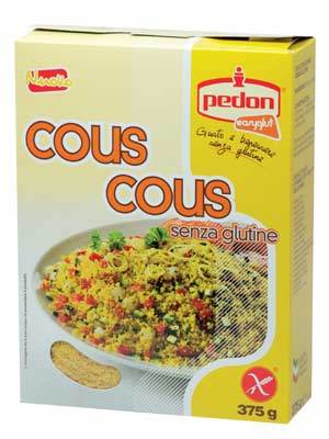 Pedon realizza il cous cous senza glutine