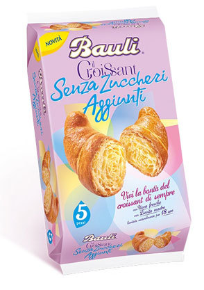 Nasce il Croissant senza zuccheri Bauli