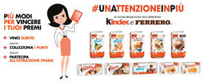 Ferrero lancia la campagna #unattenzioneinpiù