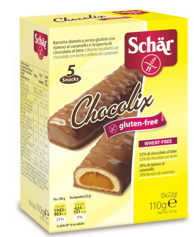 Schär presenta il nuovo snack senza glutine