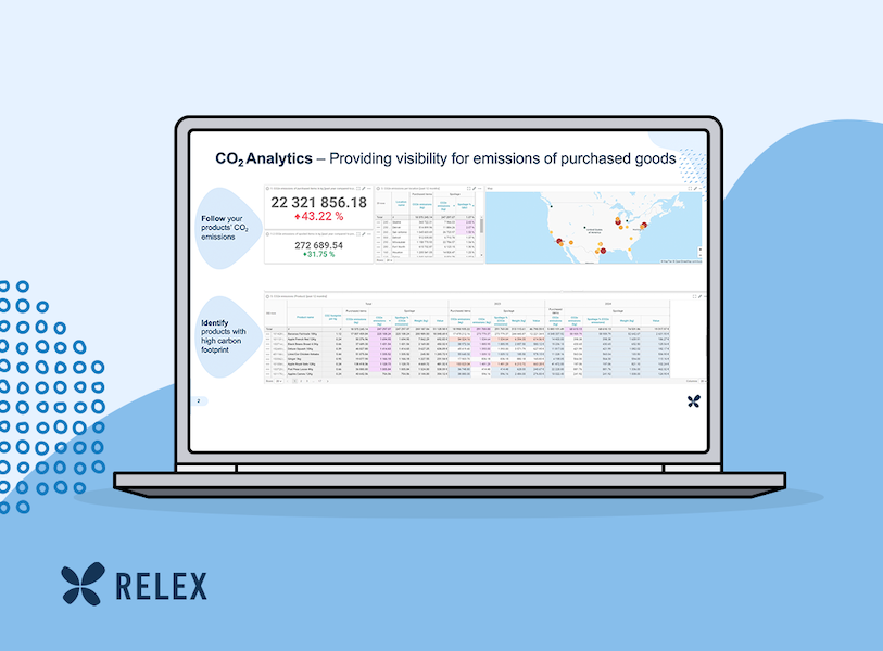 Relex Solutions introduce l'analisi della Co2 guidata dall'intelligenza artificiale 