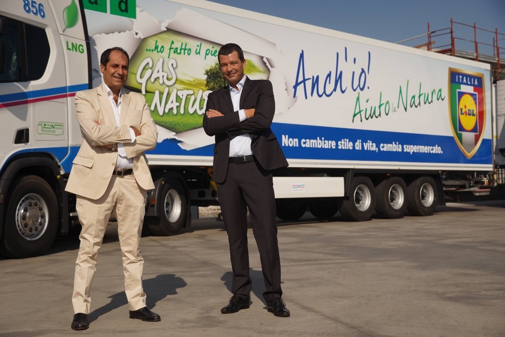 ​Lidl: i camion viaggiano a LNG anche in Sicilia 