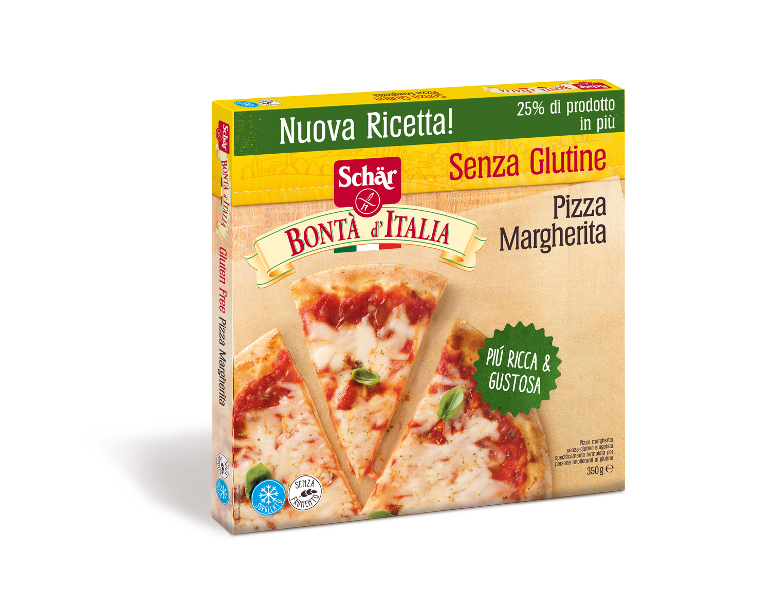 Schär rinnova le Pizze Bontà d’Italia: il gusto della qualità senza glutine