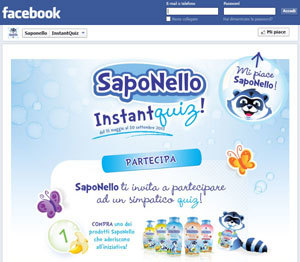 Nuovo concorso Facebook Saponello dedicato ai bambini
