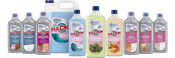Fulcron lancia una nuova gamma di detergenti lavapavimenti 