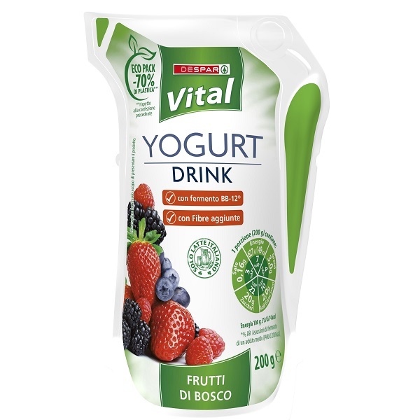 Lo yogurt drink Despar Vital si rifà il look 