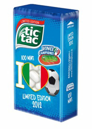 Tic Tac: in arrivo la limited edition per gli Europei 2012