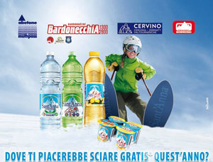 Acqua Sant'Anna regala le Ski Card 